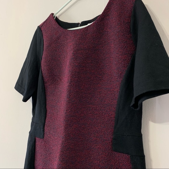 Ricki’s Maroon Black Contour Dress Size 12 - Picture 3 of 7